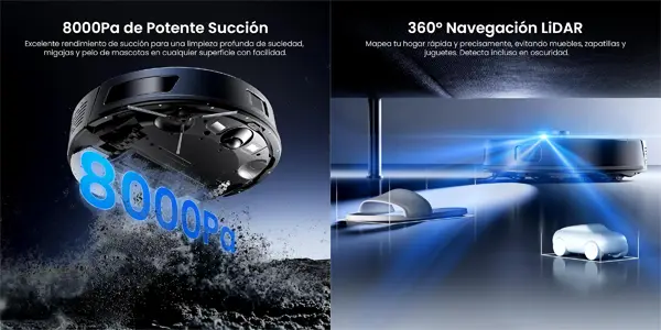 Robot aspirador Proscenic Q8 MAX
