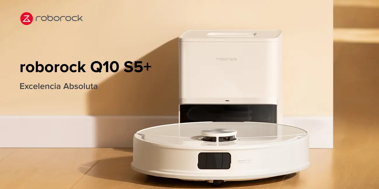 Robot aspirador y friegasuelos Roborock Q10S5+