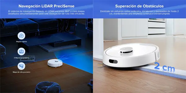 Robot aspirador Roborock Q7 L5+ de 8.000 Pa