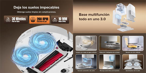 Robot aspirador Roborock Qrevo Master