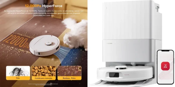 Robot aspirador Roborock Qrevo S5V