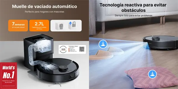 Robot aspirador Roborock Q10 X5+