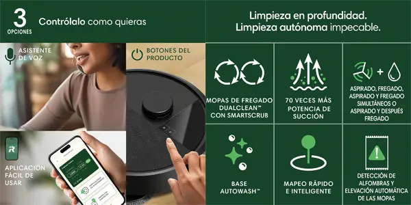 Robot aspirador iRobot Roomba Plus 405 Combo