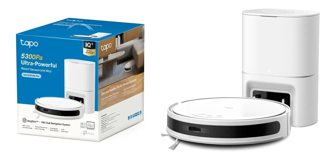 Robot aspirador y fregasuelos Tapo RV20 MAX Plus