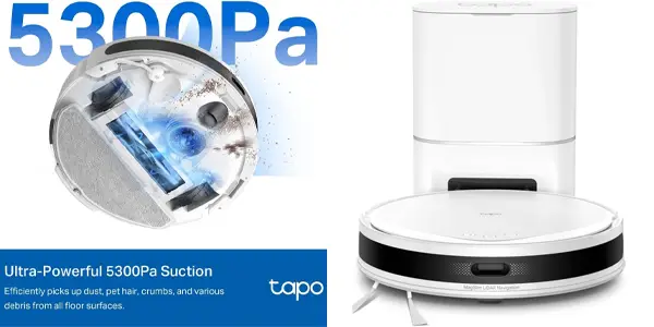 Robot aspirador y fregasuelos Tapo RV20 MAX Plus