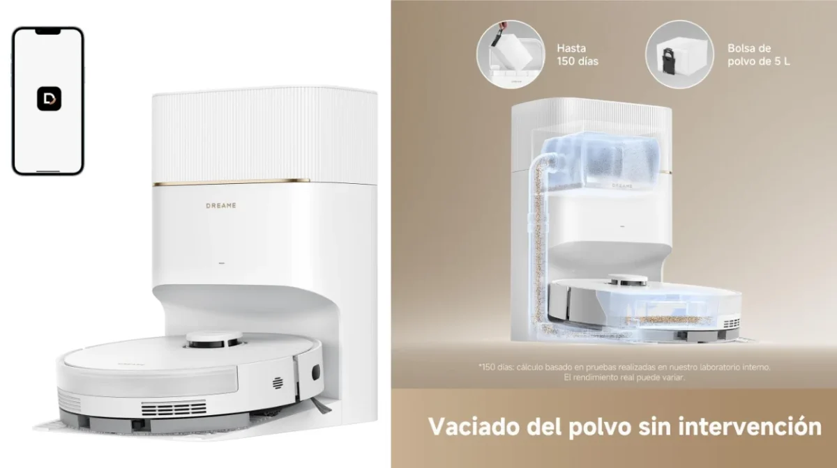 Barre, friega y se limpia solo: El robot Dreame D20 Pro Plus lo está PETANDO con un precio bestial