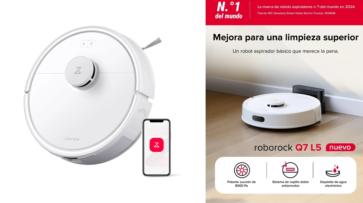 robot aspirador y mopa Roborock Q7L5