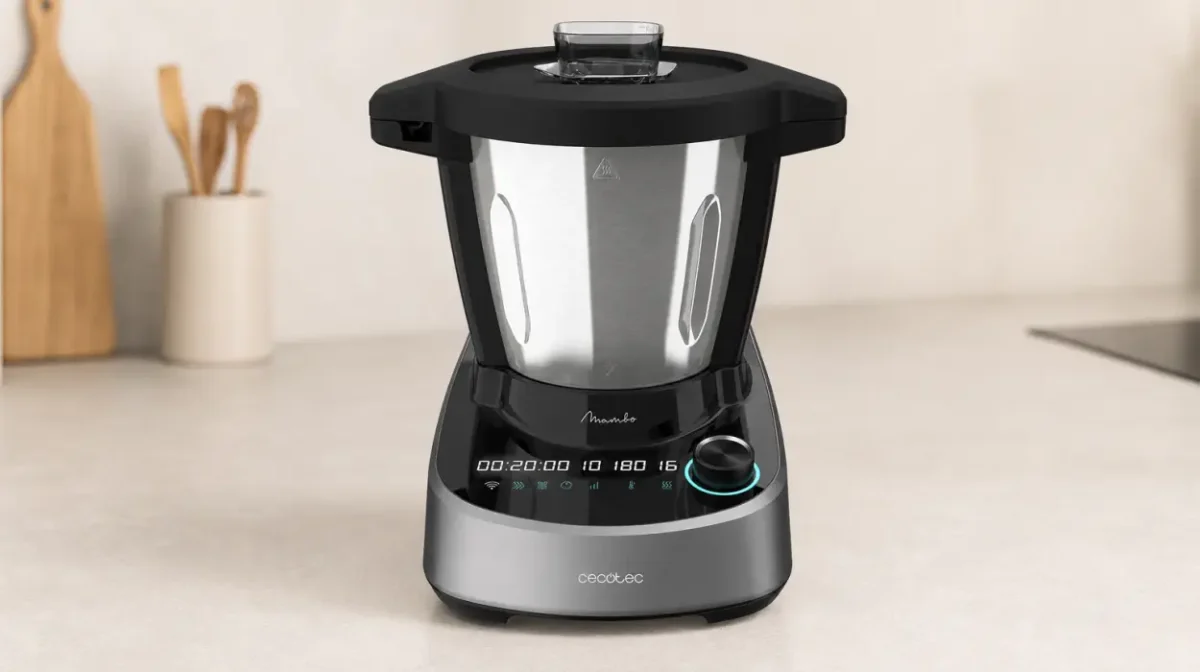 Robot de cocina Cecotec Mambo 11090 con 37 funciones y app para recetas