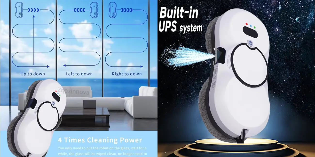 Robot limpiador de ventanas Zqoxinnova