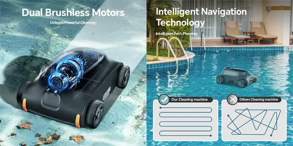 Robot aspirador de piscinas Grennix SAT 10