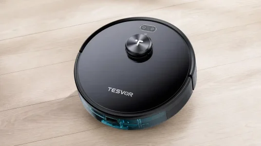 Robot aspirador Tesvor S4 con navegación LiDAR, mapas virtuales y hasta 120 minutos de autonomía