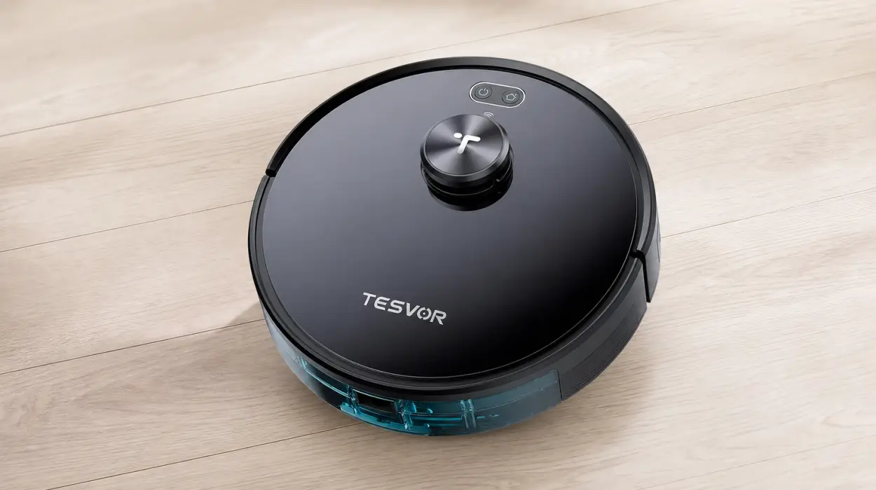 Robot aspirador Tesvor S4 con navegación LiDAR y hasta 120 minutos de autonomía
