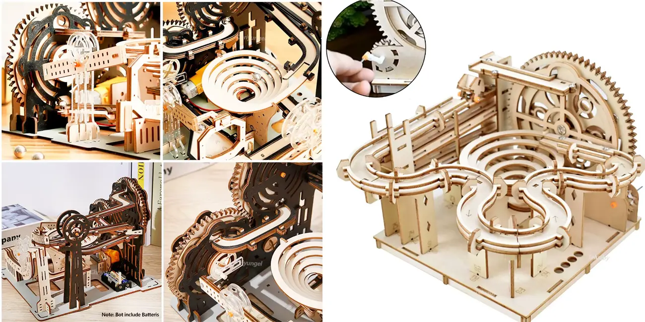 Rompecabezas 3D circuito de canicas