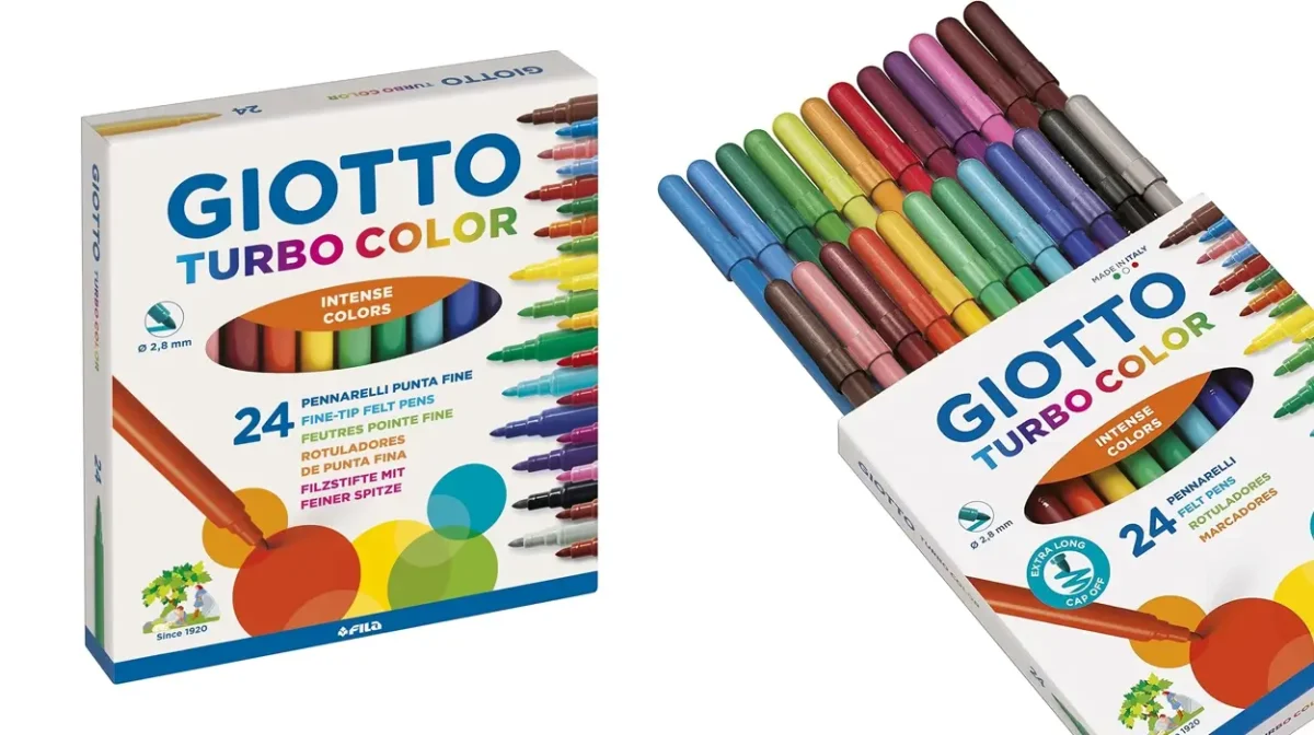 Pack de 24 rotuladores Giotto Turbo Color