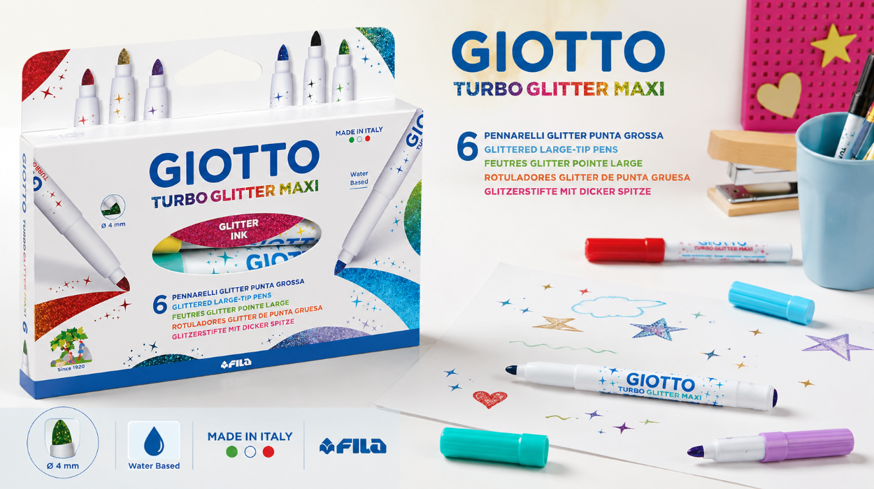 Rotuladores Giotto Turbo Glitter