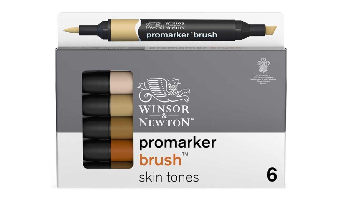 Pack de 6 rotuladores Winsor & Newton Promarker Brush