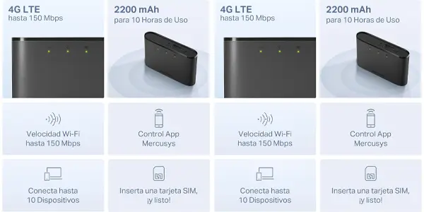 Router 4G LTE Mercusys MT110