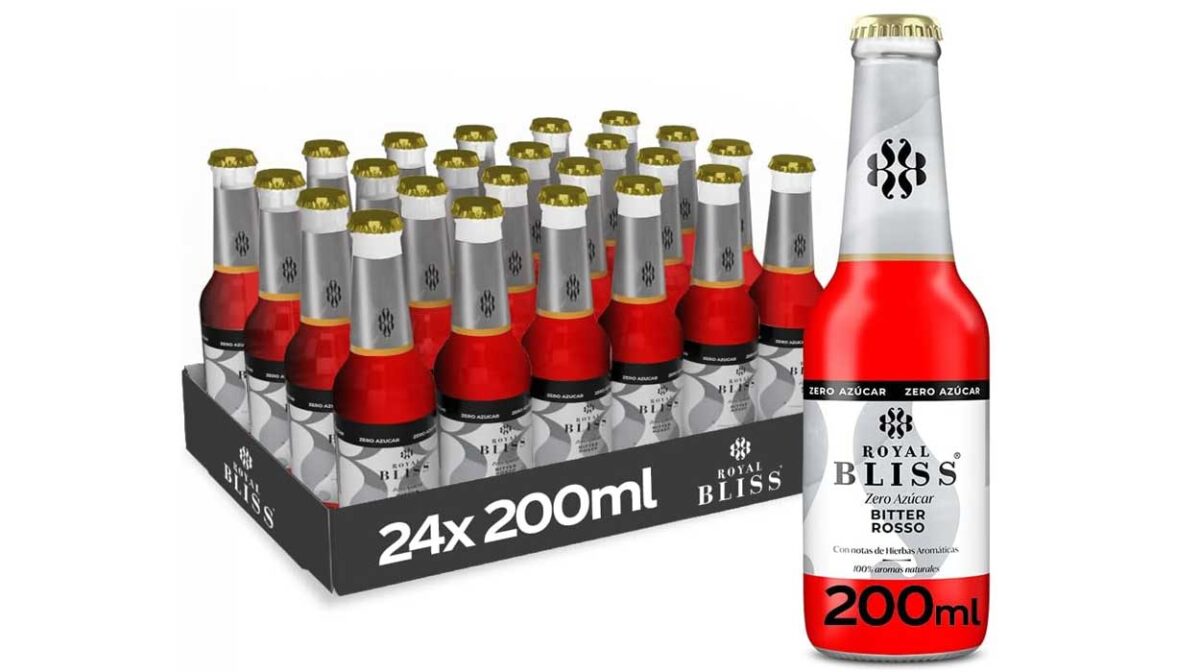 Pack x24 Botellines Royal Bliss Bitter Rosso Zero Azúcar