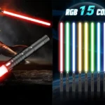 Sable de luz de Star Wars con efectos de luz y sonido