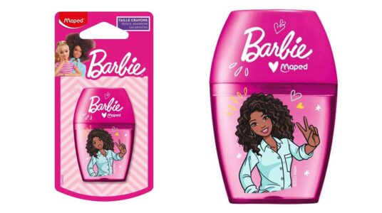 Sacapuntas infantil Barbie Maped barato