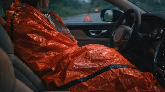 Saco de dormir impermeable para supervivencia