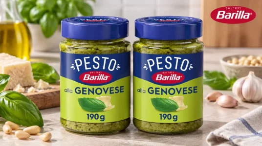 Salsa Barilla Pesto Genovese de 190 g, con albahaca y Parmigiano Reggiano