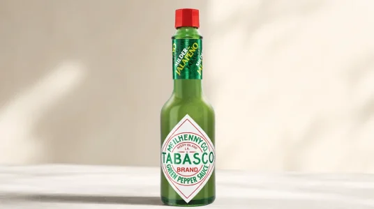 Salsa picante Tabasco Verde de 60 ml con sabor suave a jalapeños