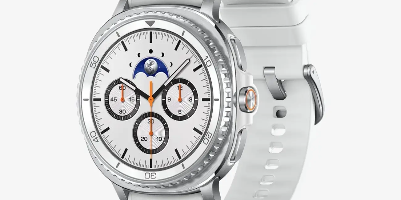 Samsung Galaxy Watch8 Classic de 46 mm con bisel giratorio, Bluetooth y correa híbrida (versión española)