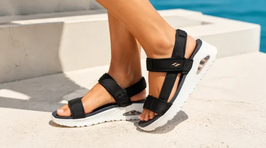 Sandalia Skechers Cali Duraleather para mujer