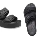 sandalias Crocs Brooklyn Buckle Low Wedge baratas