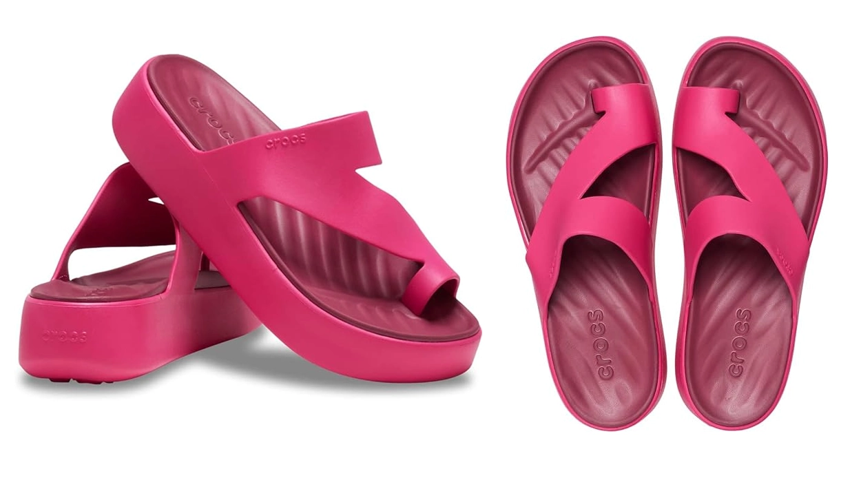 sandalias Crocs Getaway Platform Toe Loop BARATAS