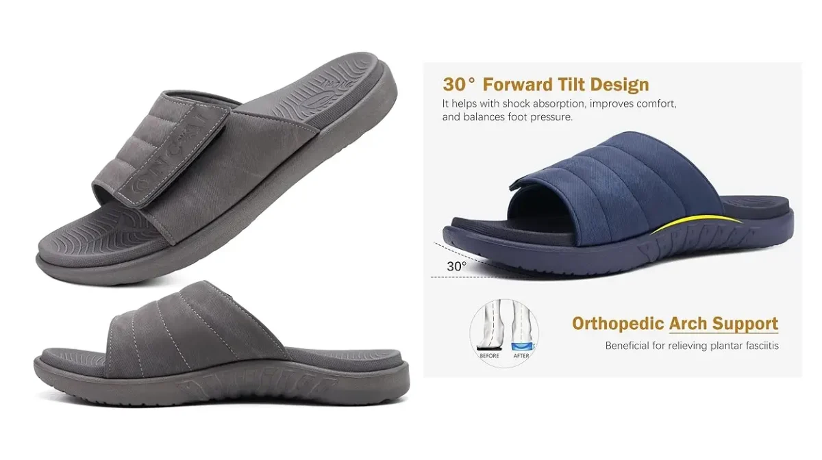 Sandalias Oncai con plantilla ortopédica para hombre