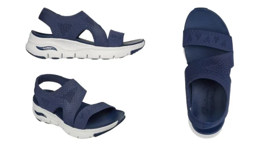 sandalias SKechers Cali azul marino mujer baratas