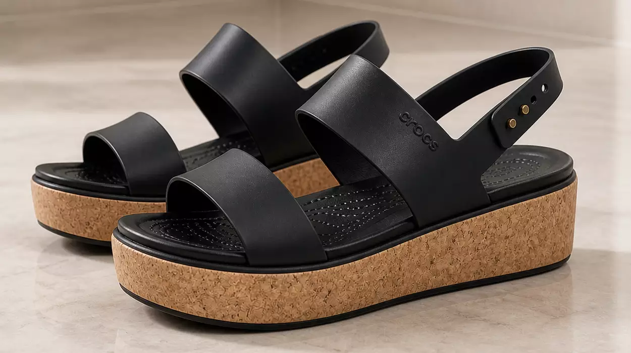 Sandalias Crocs Brooklyn Cork Low Wedge con cuña baja cómoda baratas
