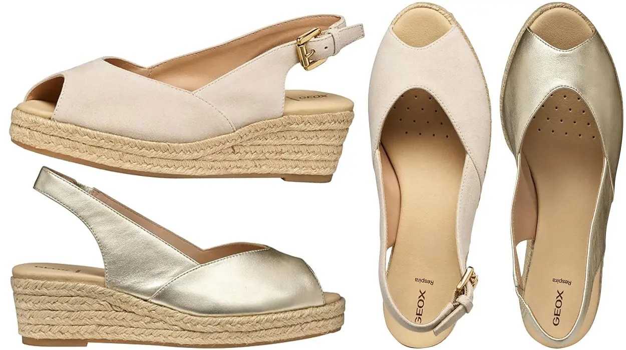 Sandalias de cuña Geox Iberide para mujer baratas
