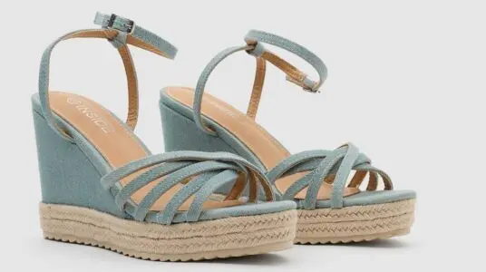 Sandalias cuña tiras cruzadas Inside baratas