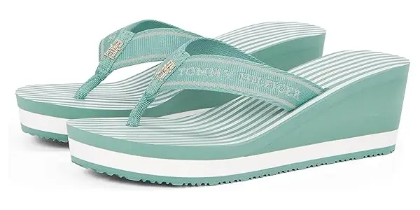 Sandalias con cuña Tommy Hilfiger Stripes