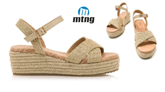 sandalias de cuña MTNG Lita baratas