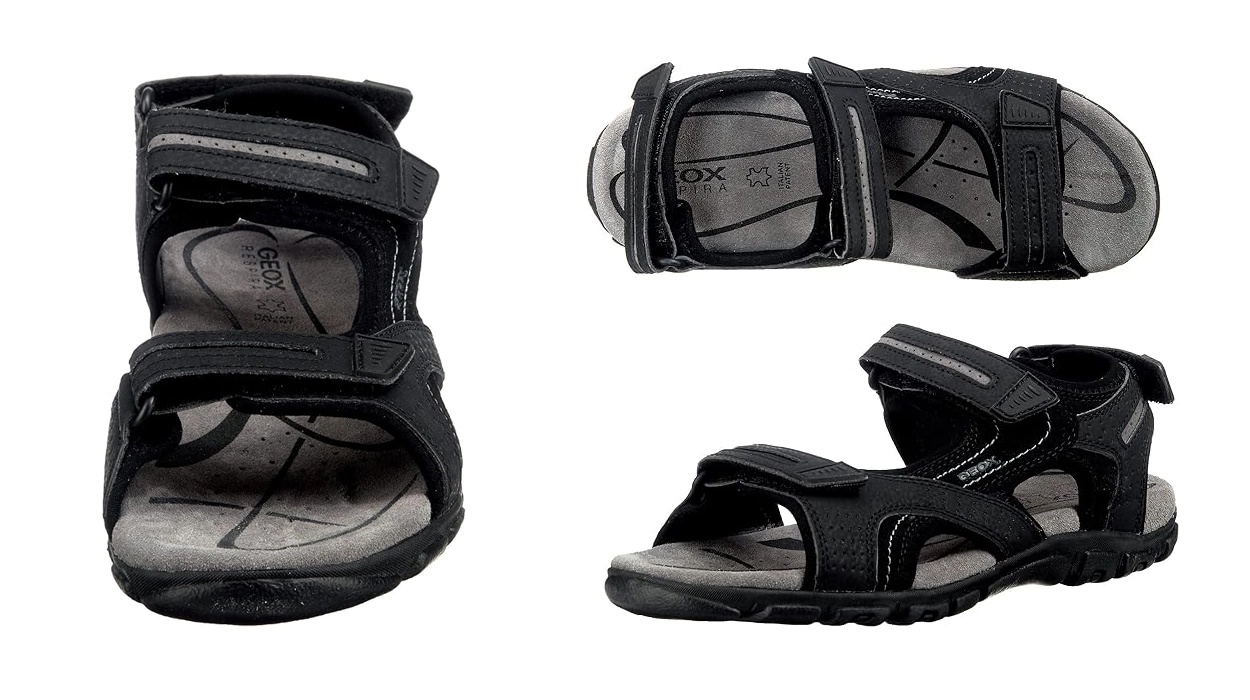 sandalias Geox Uomo Sandal Strada D en color negro