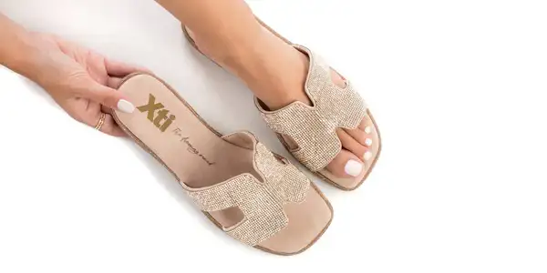 sandalias planas Xti para mujer oferta
