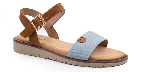 Sandalias planas hebilla Candice oferta