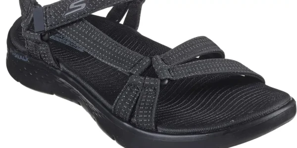 Chollo sandalias skechers go walk flex negras para mujer