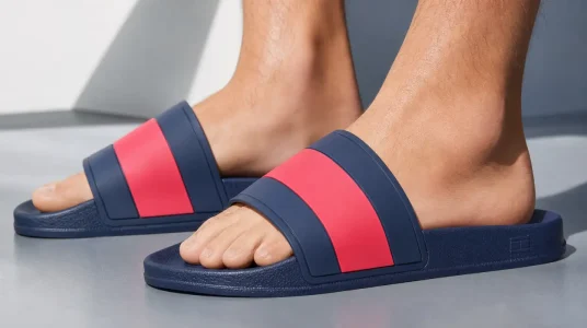 Sandalias de piscina Tommy Hilfiger Core Hilfiger Flag FM0FM05798 para hombre