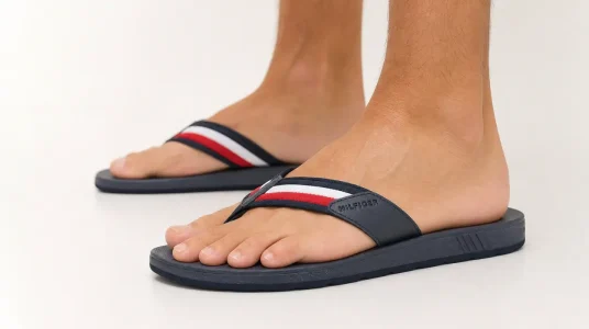 Sandalias de playa para hombre Tommy Hilfiger Rwb moldeadas