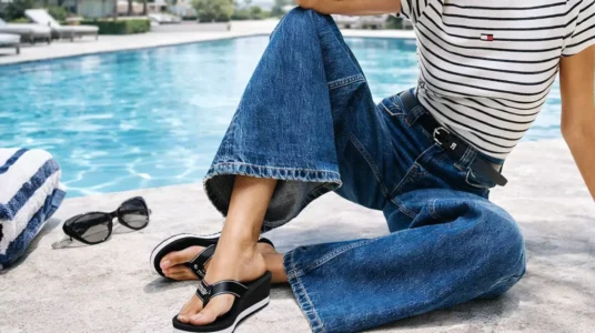 Sandalias Tommy Hilfiger Summer Sandal con cuña para mujer