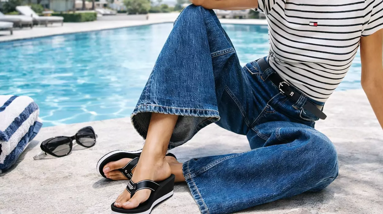 Sandalias Tommy Hilfiger Summer Sandal con cuña para mujer