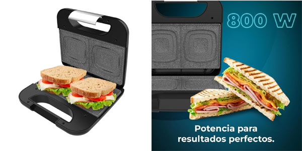 Sandwichera Cecotec RocknToast Square barata