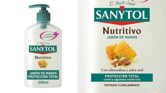 Sanytol jabón de manos nutritivo barato