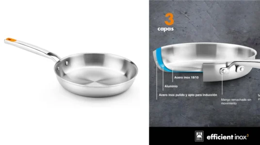 sartén BRA Efficient Inox Triply de 26 cm