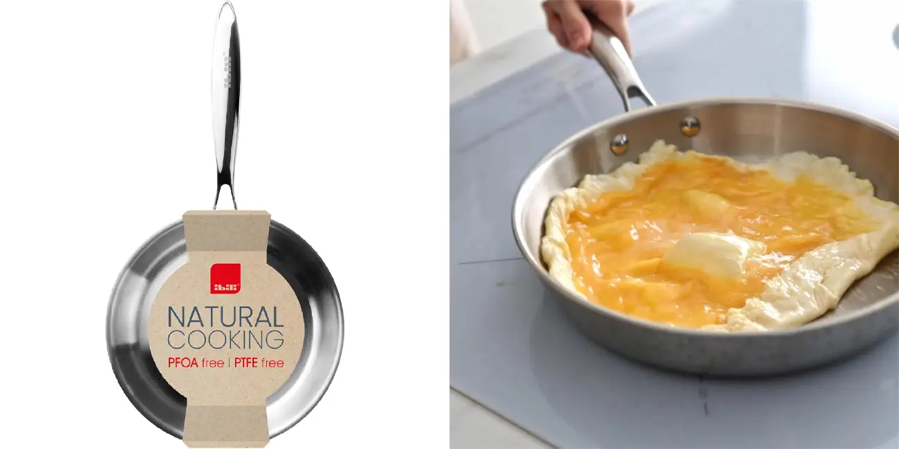 Sartén de acero inoxidable Ibili de 26 cm